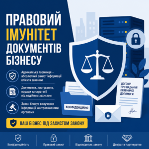 Захист комерційних даних компанії через інститут адвокатської таємниці
