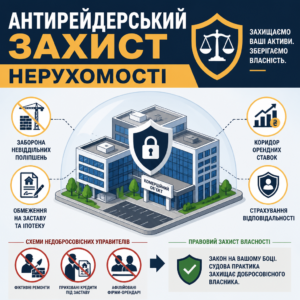 Антирейдерская защита коммерческой недвижимости и блокирование злоупотреблений