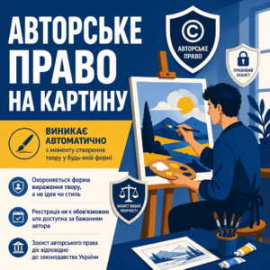 Виникнення авторського права на твори живопису та графіки в Україні
