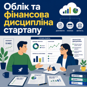 Бухгалтер для стартапу організовує первинний облік та фінансову дисципліну