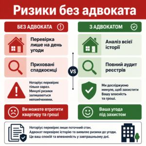 Чому перевірки нотаріуса недостатньо при купівлі квартири