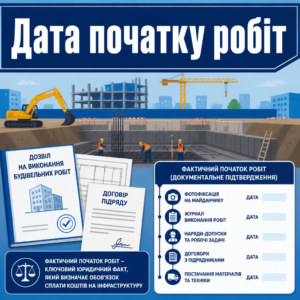 Установление даты начала строительных работ в споре о долевом участии в развитии инфраструктуры