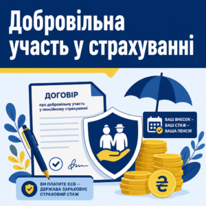 Добровольное участие в пенсионном страховании и уплата ЕСВ