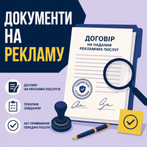 Оформлення договору на надання рекламних послуг блогером