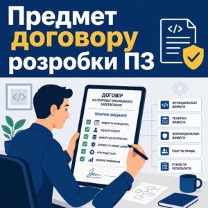 Договір з IT-компанією узгодження предмета та технічного завдання
