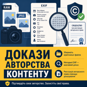 Докази авторства на цифровий контент