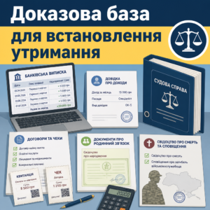 Збір банківських виписок та квитанцій для підтвердження утримання дитини загиблого воїна