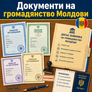 Документи для отримання громадянства Молдови та підтвердження родоводу