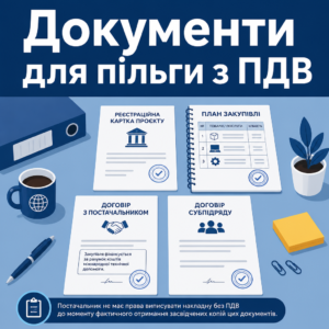 Документи субпідрядника для підтвердження пільги ПДВ МТД