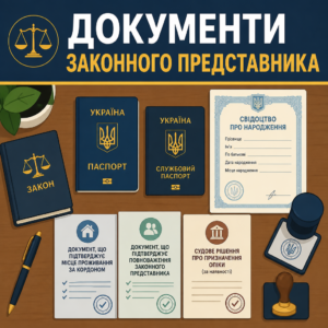 Документы законного представителя для взятия ребенка на консульский учет