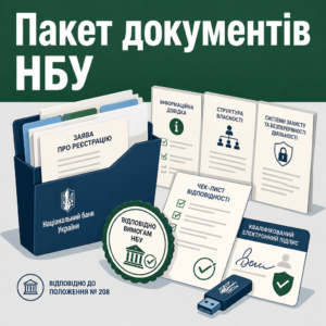 Пакет документов для регистрации технологического оператора платежных услуг