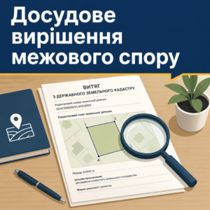 Досудове вирішення межового спору із сусідом щодо земельної ділянки
