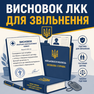 Довідка ЛКК для звільнення військовослужбовця та підтвердження потреби в догляді