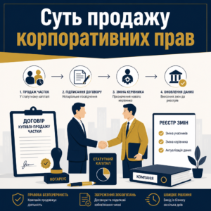 Експрес-ліквідація підприємства через продаж часток та зміну керівника