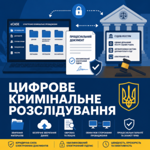 Електронне кримінальне провадження та норми кримінального процесуального кодексу