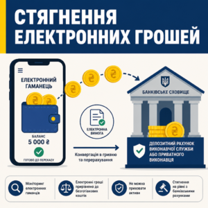 Стягнення заставного майна та електронних грошей боржника