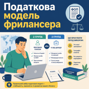 ФОП для фрилансера вибір податкової моделі та умов діяльності