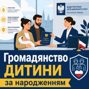 Оформлення громадянства Польщі для дітей мігрантів за принципом права крові