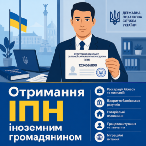ІПН для іноземця призначення та оформлення податкового номера в Україні