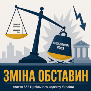 Істотна зміна обставин та стаття 652 ЦК України
