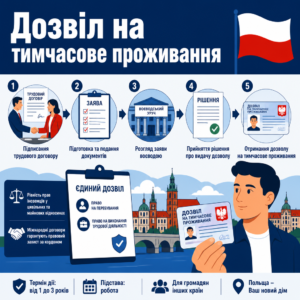 Тимчасове проживання в Польщі на підставі роботи
