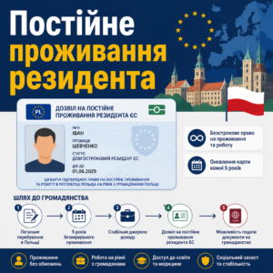 Дозвіл на постійне проживання резидента Європейського Союзу