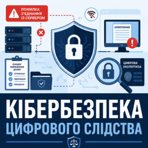 Ризики кібербезпеки та технічні збої в електронній системі розслідування