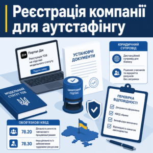 Корпоративная регистрация ООО с аутстаффингом в Украине