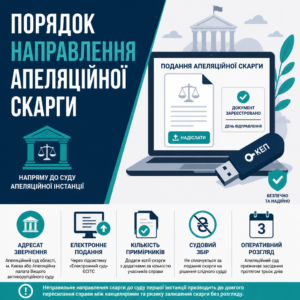 Подання апеляційної скарги до суду напряму