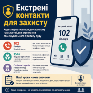 Куди звертатися при домашньому насильстві для отримання обмежувального припису суду