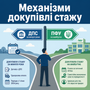 Разница между покупкой стажа через ПФУ и ДПС