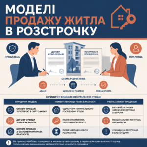 Продаж квартири в розстрочку та юридичні моделі оформлення угоди