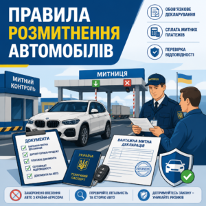 Митне оформлення транспортних засобів та перевірка документів