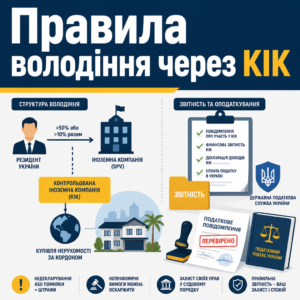 купівля нерухомості за кордоном через КІК та звітність ДПС