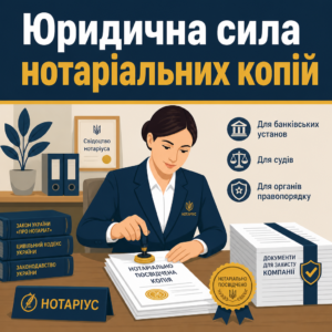 Нотаріально посвідчені копії як тривожний пакет документів для захисту компанії