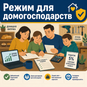 Новый налоговый режим для домохозяйств и легализация подработок без ФОП