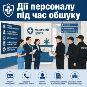 Обшук у медзакладі та порядок дій керівника