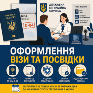 Оформление долгосрочной визы D и вида на жительство
