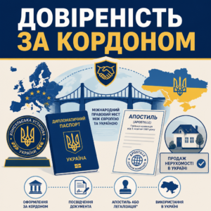 Оформлення довіреності за кордоном для продажу нерухомості в Україні