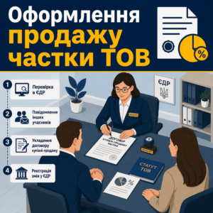 Процедура нотаріального оформлення продажу частки бізнесу