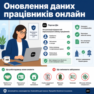 Обновление военно-учетных данных работников через портал ДИЯ без бумажных отчетов