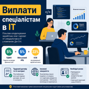 Оподаткування заробітних плат і виплат гіг спеціалістам в IT