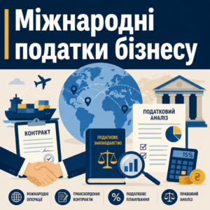 Оподаткування міжнародних операцій та аналіз транскордонних контрактів для бізнесу