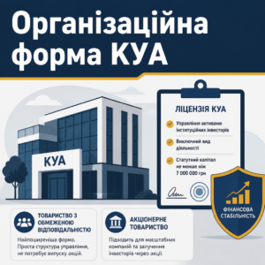 ліцензія КУА організаційна форма товариства