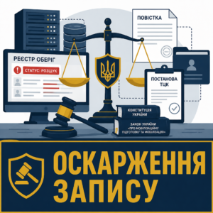 Обжалование незаконной записи в реестре Обериг