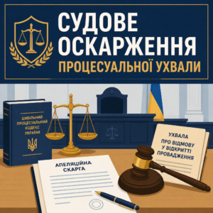 Оскарження ухвали про відмову у відкритті провадження в суді першої інстанції