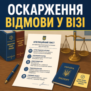 Порядок оскарження відмови консульства у видачі візи в Україну