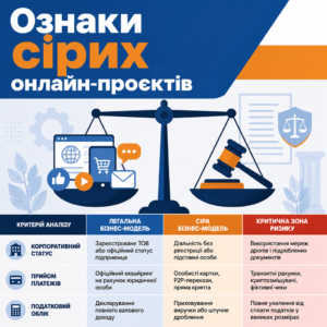 Признаки серого интернет-бизнеса и юридическая оценка рисков цифровых проектов