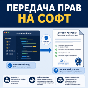 Передача майнових прав на програмний код за договором розробки