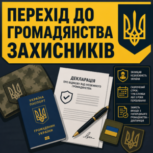 Оформлення громадянства для іноземних добровольців через декларацію